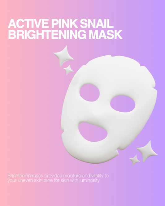 Active Pink Snail Brightening Mask